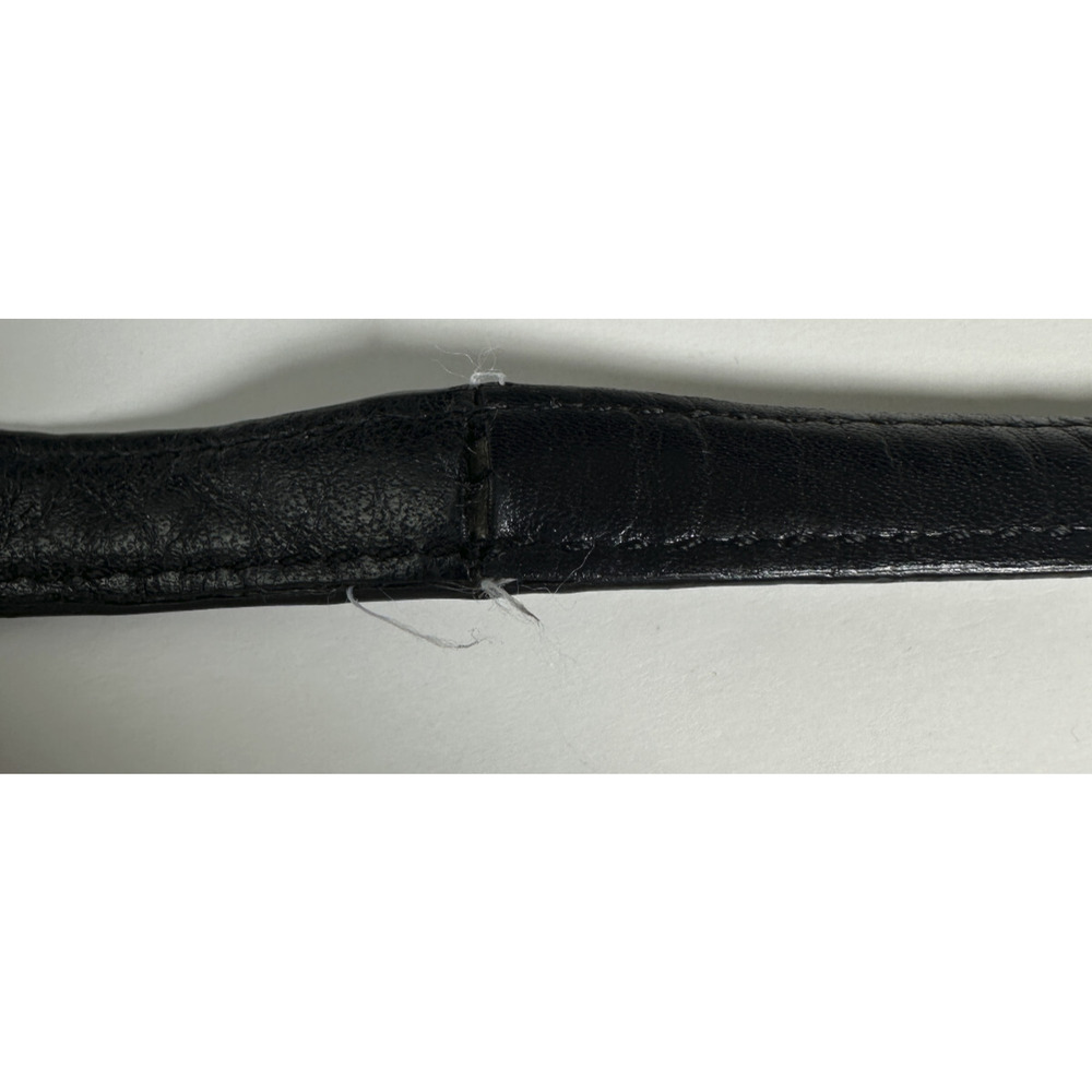 *Flawed* Coach Legacy Leather Double Gusset Crossbody Bag Black Leather 26601 - Picture 13 of 16